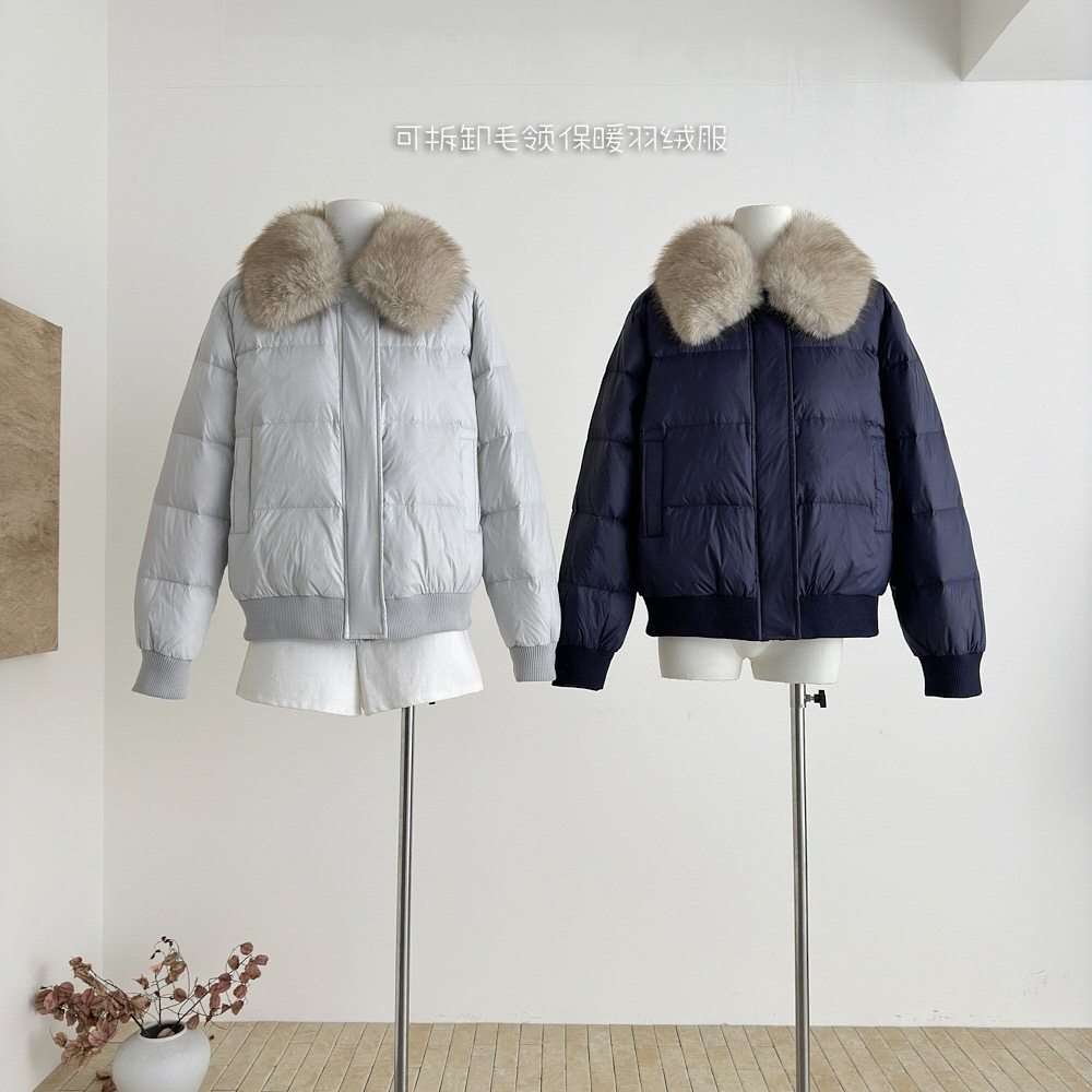 2026新款白鸭绒狐狸毛领短款羽绒服女冬季新款韩版小个子保暖外套,女装/女士精品,羽绒服,淘宝优惠券,粉丝福利购,淘宝优惠卷
