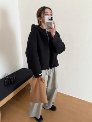 2025秋冬新款双面羊绒大衣女中长款韩版宽松羊毛呢子外套