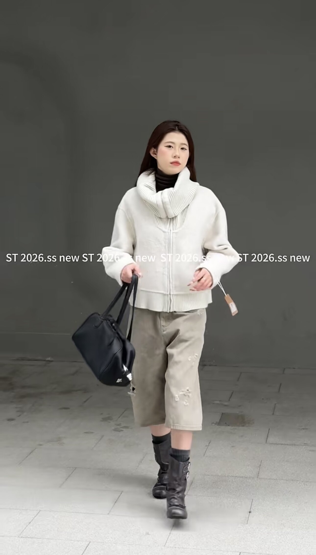 2026秋冬新款双面羊绒大衣女常规款高级感小个子宽松高端毛呢外套