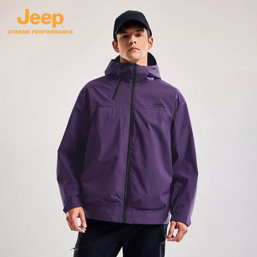 Jeep户外轻量软壳衣男士