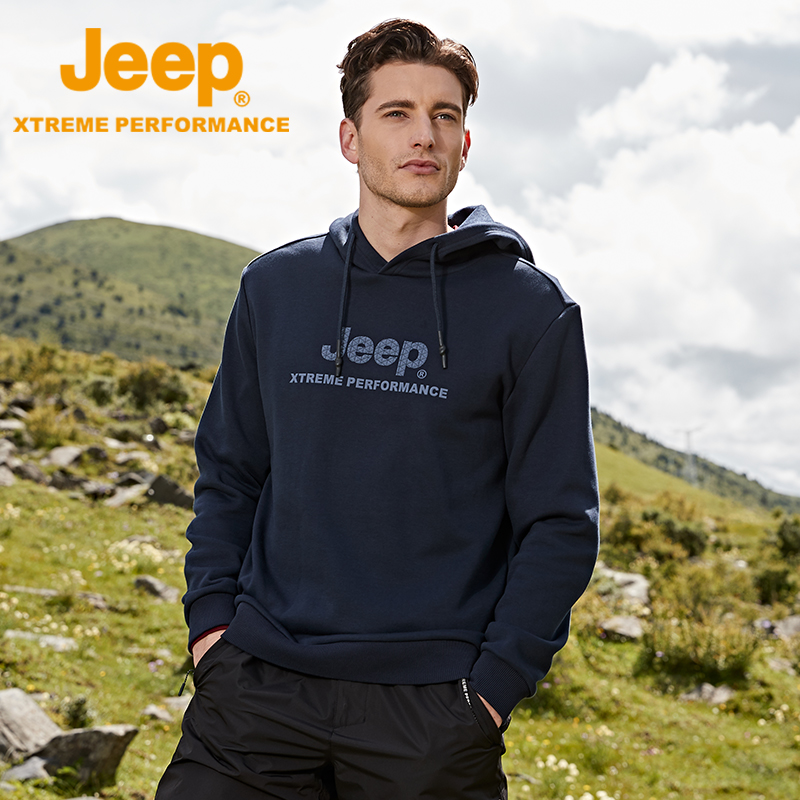 jeep长袖t恤秋冬新款耐磨卫衣