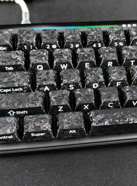 XVXH碳纤维纹键帽侧刻适配迈从Ace68/G87魔导士made68夜魔ATKRS6