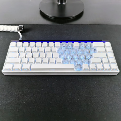 XVXH纯白键帽拼侧刻爱心适配EV63迈从Ace68前行者X87 Made68雨75