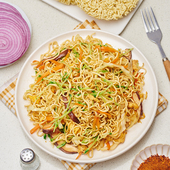 中裕炒拌面波纹面600g独立包装 10非油炸方便火锅面筋道面条 60g