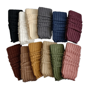 针织袜套女过膝秋冬辣妹日系小腿堆堆袜中长筒腿套半袖手套护腿冬