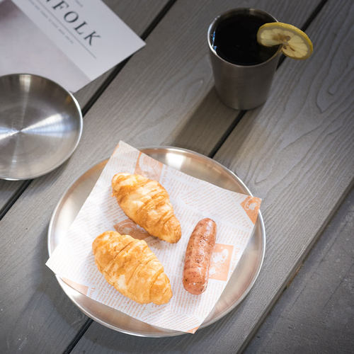 304不锈钢金属托盘ins风网韩式