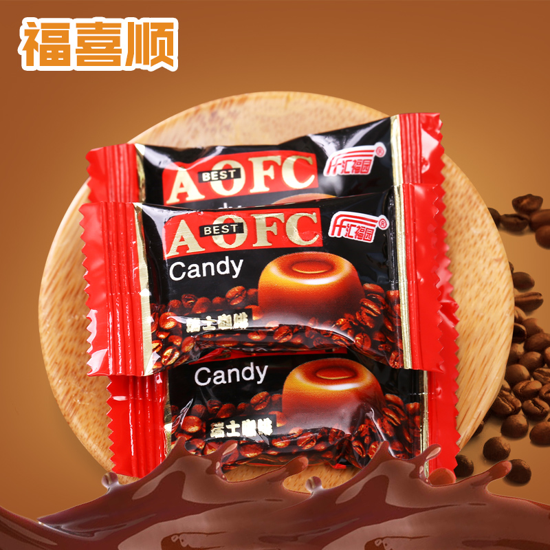 »ã¸£Ô°ÈðÊ¿¿§·ÈÌÇË®¹ûÌÇ»éÇì½á»éϲÌǹû500g80¿ÅԼɢװÅú·¢Ó²ÌÇ