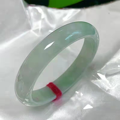 天然翡翠A真玉手镯少女款
