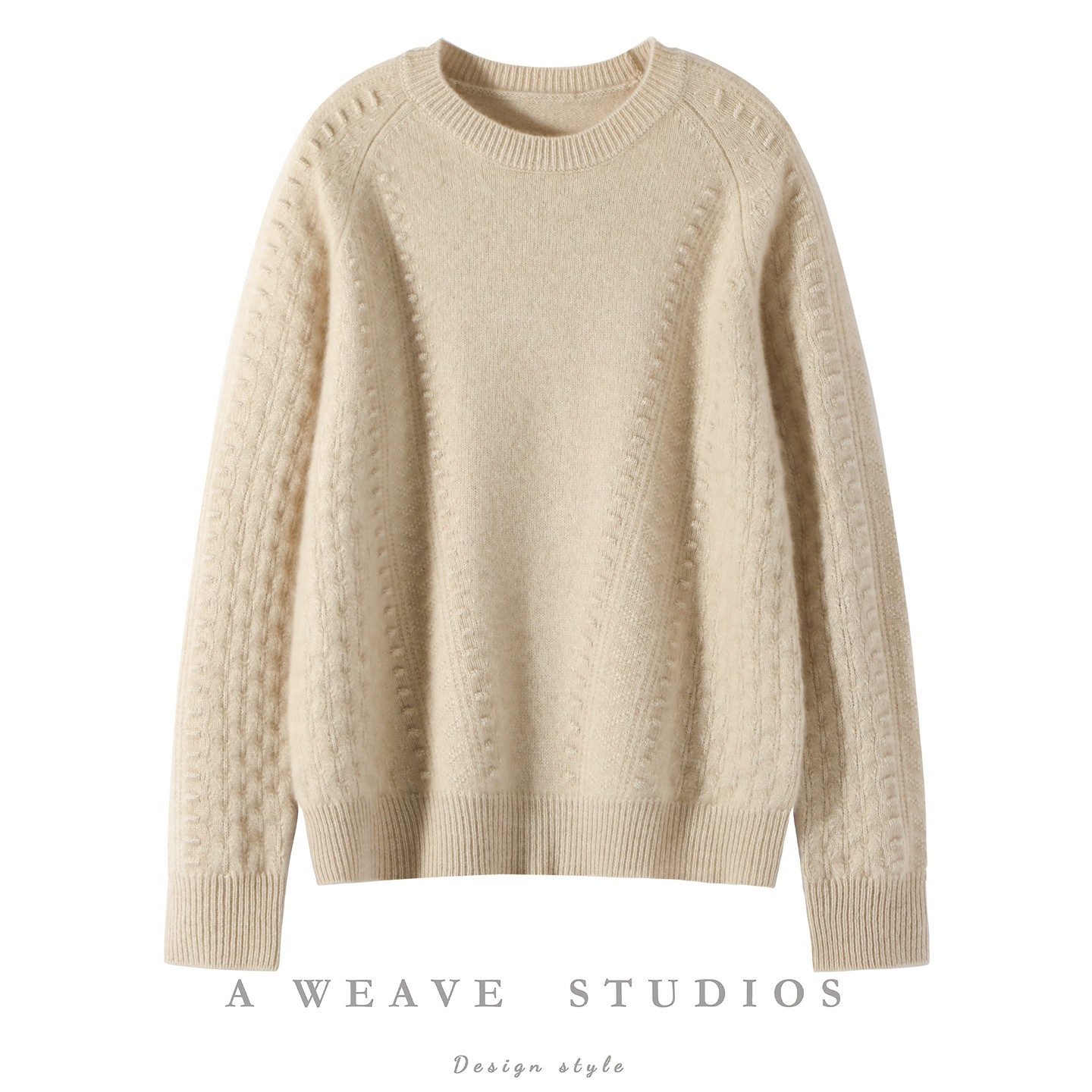 2025秋冬新款100%纯山羊绒衫女圆领双股加厚股波套头毛衣针织打底,女装/女士精品,羊绒衫,淘宝优惠券,粉丝福利购,淘宝优惠卷