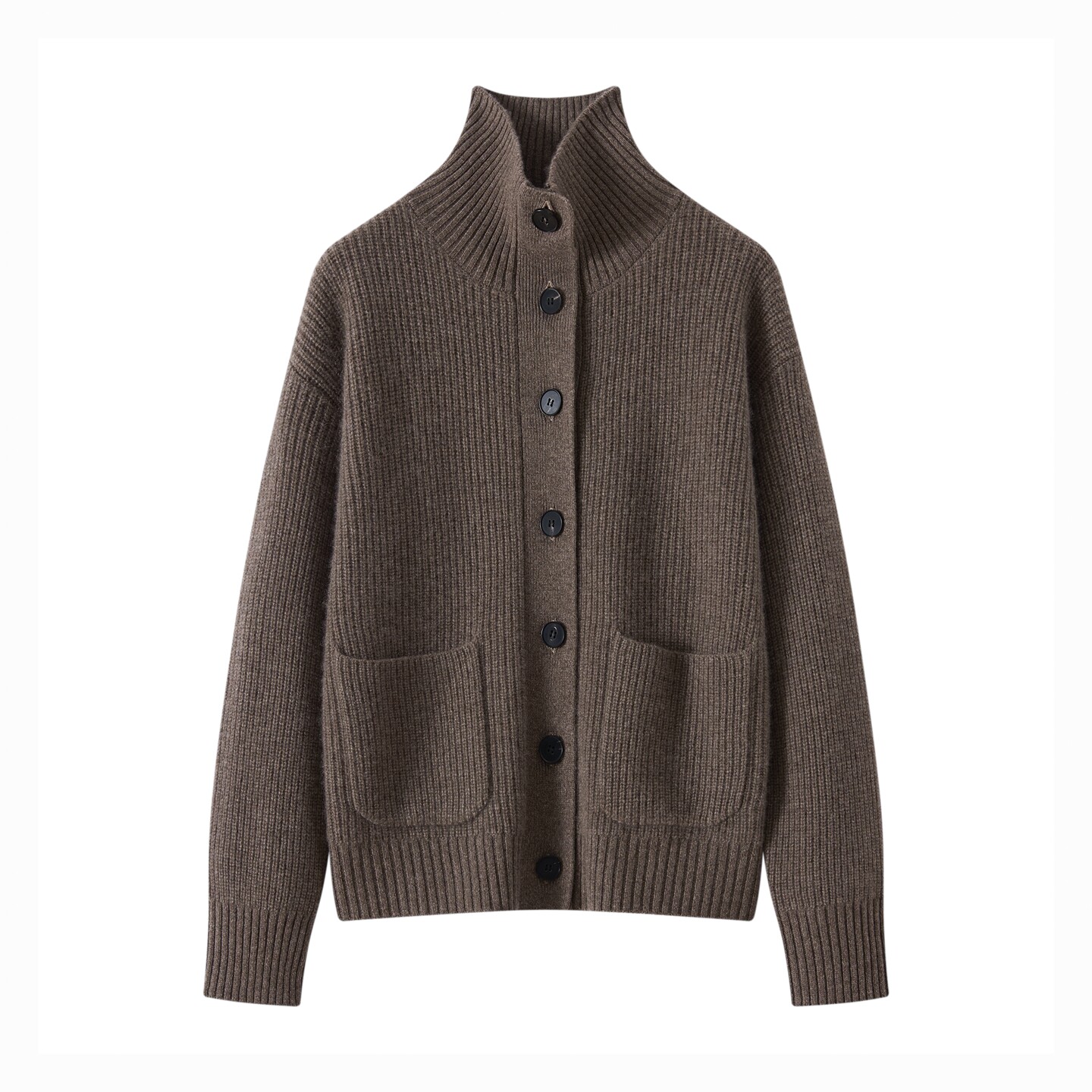 2025秋冬新款100%纯山羊绒开衫女高领元宝针加厚宽松慵懒针织外套,女装/女士精品,羊绒衫,淘宝优惠券,粉丝福利购,淘宝优惠卷