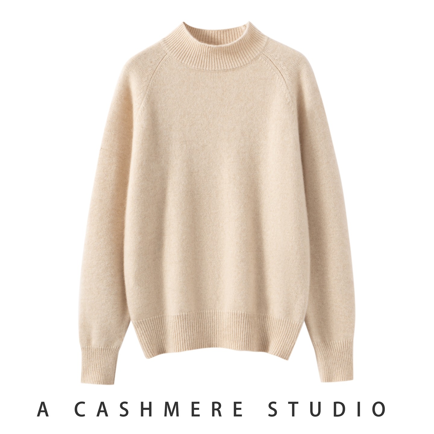 秋冬季100%纯山羊绒衫女半高领加厚宽松套头毛衣插肩袖针织打底衫,女装/女士精品,羊绒衫,淘宝优惠券,粉丝福利购,淘宝优惠卷