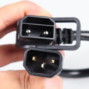 铁塔换电2 通讯针充电器电源输出线雅迪爱玛锂电池公母插头 6原装