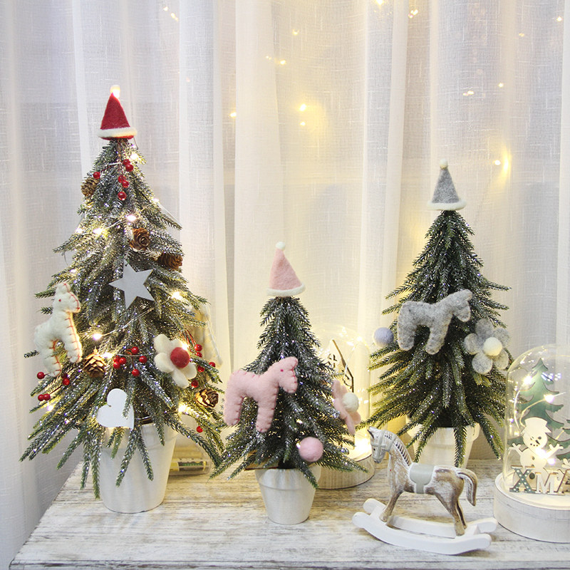 Xin Butterfly Christmas Northern Europe desktop christmas tree Decoration Market Reception luminescence Mini christmas tree ornamentin the Festive supplies/Gift , Christmas Supplies/Gift/Adornment , Christmas tree  category - from Buy2taobao.com to provide professional Taobao agent buy service