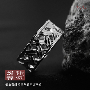 梭家｜思念的藤蔓戒指｜925银戒指