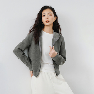 梭家|短阙|拒绝臃肿 合身版正肩减龄感连帽女士秋季短款外套