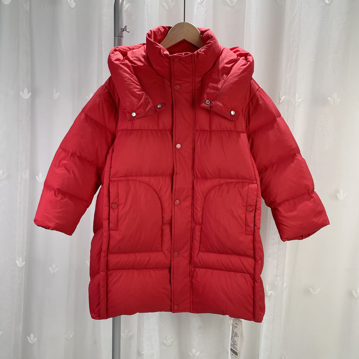 艾品牌撤柜童装中大童女童长款羽绒服儿童冬季鸭绒外套亲子少女装