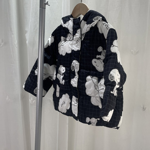 鸭绒外套 男女小童连帽羽绒服儿童冬季 清仓 100史N比品牌童装