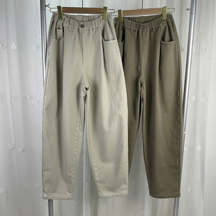 抱旗下品牌撤柜童装大童男女加绒梭织裤青少年学生秋冬休闲长裤