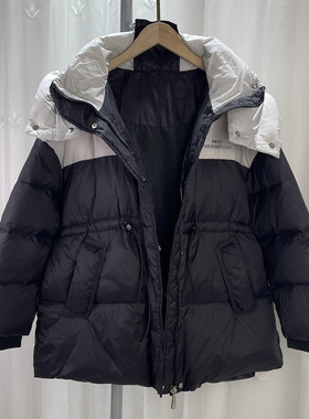 BJS品牌折扣童装大童女童连帽羽绒服儿童冬季鸭绒保暖外套 少女装