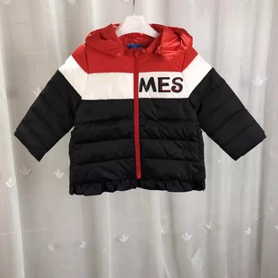 80 90蒙 品牌撤柜童装女小童连帽羽绒服儿童冬季鸭绒保暖外套清仓