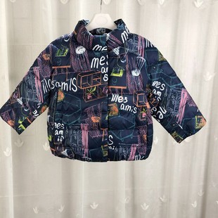 80 蒙 品牌折扣童装小童女童立领羽绒服儿童冬季鸭绒保暖外套清仓