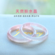 天然粉水晶手镯女圆条粉晶手环甜美淡粉色马粉渐变芙蓉石玉镯礼物