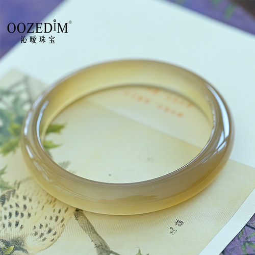 正品玛瑙手镯天然玉髓所见即所得