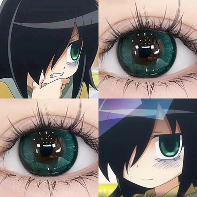 丧女黑木智子cos美瞳绿色半年抛我不受欢迎怎么想都是你们的错hn