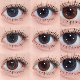 Fully美瞳半年抛水色梦日心说丝缎海自然大直径隐形眼镜正品宜hn