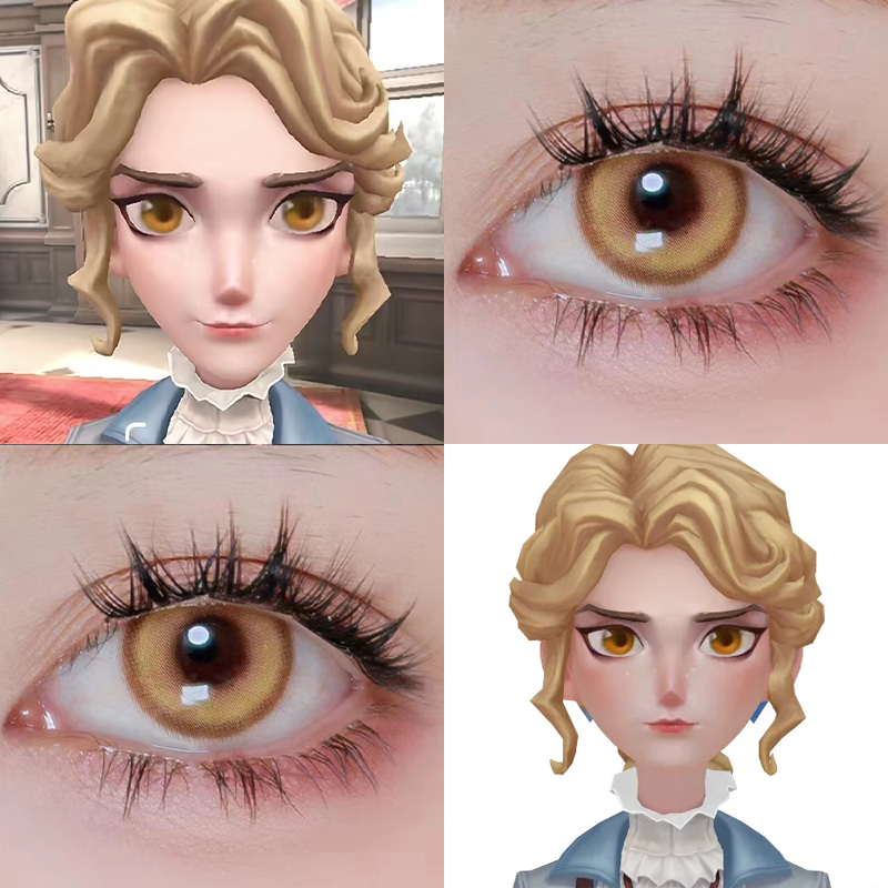 第五人格记者COS美瞳