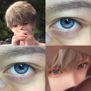 沈星回cos美瞳显色还原蓝色恋与深空乙游男主深空猎人叠纸若HN