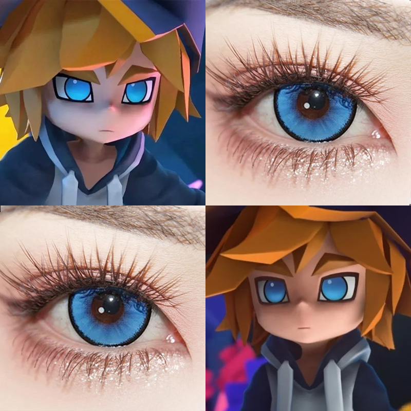 凹凸世界金COS美瞳