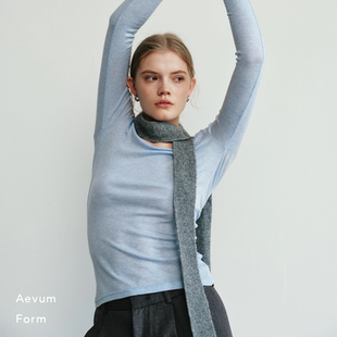 Form 打底衫 2025秋季 美利奴羊毛天丝长袖 新款 Aevum