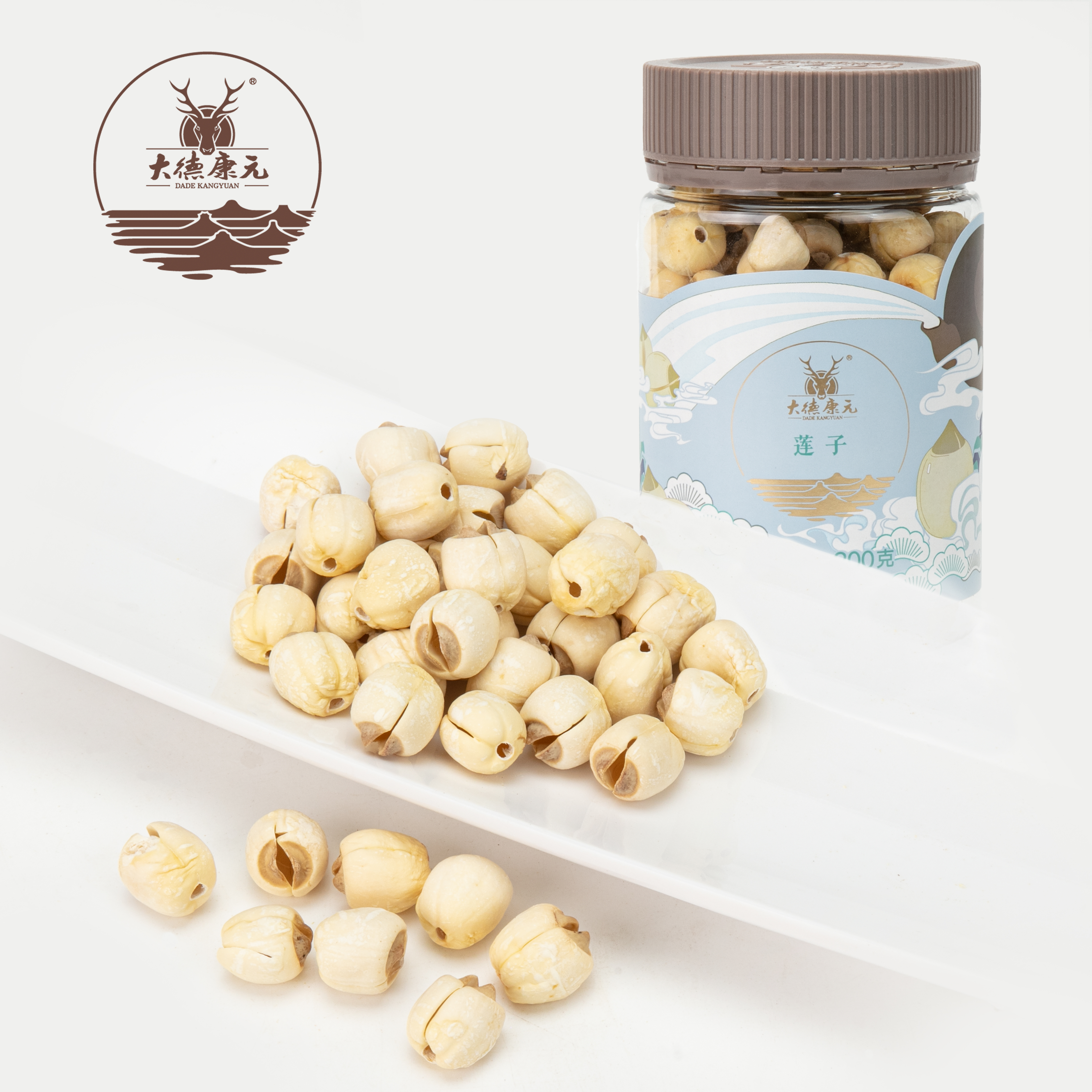 大德康元莲子新鲜干货新货炖汤煲粥煮粥200g