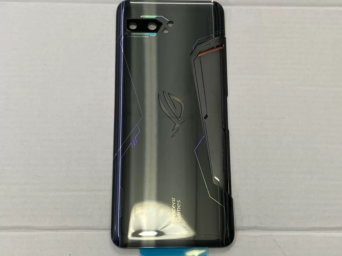 适用于全新华硕原装ROG2代后盖后壳ZS660kl玻璃游戏手机后壳