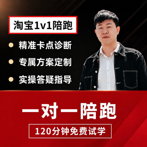 2026淘宝开店教程电商运营课程店铺开网店培训新手零基础入门陪跑