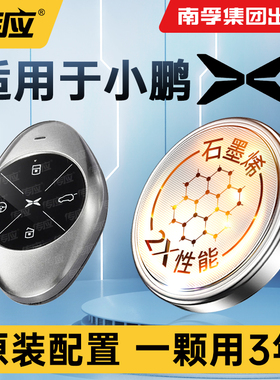 适用小鹏P5 G3 G9 G6 P7 G3I M03新能源汽车钥匙电池智能遥控器CR2032南孚传应通用20/21新款2025年纽扣电子