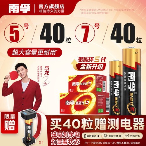 南孚电池碱性5号7号电池