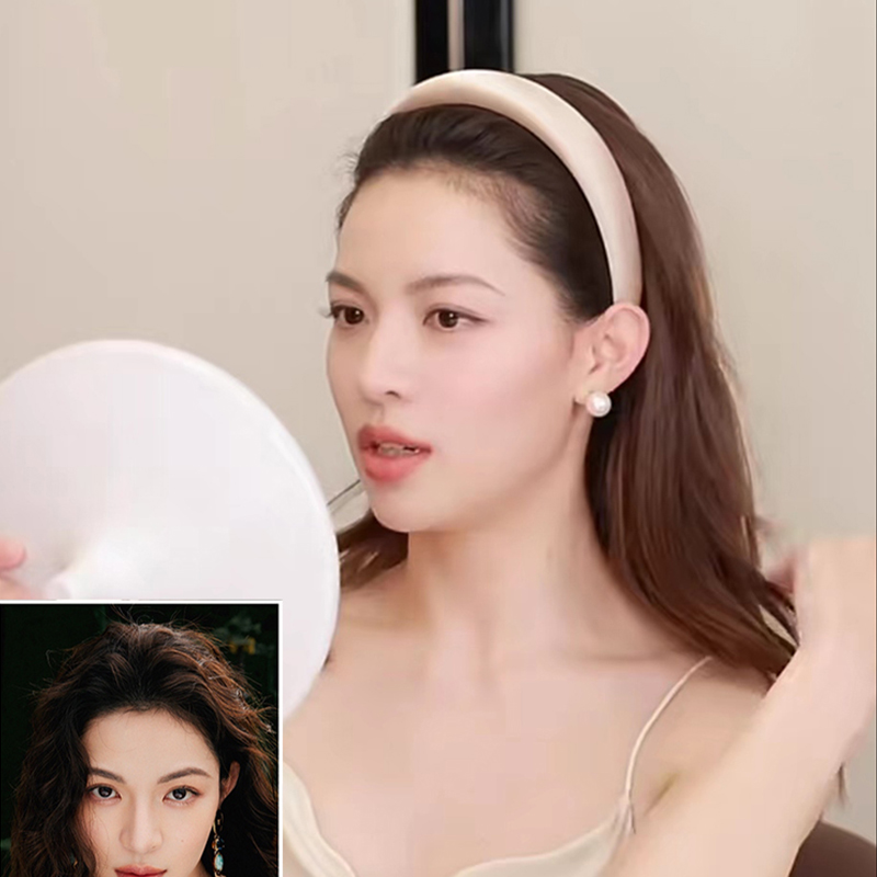 钟楚曦同款法式白色发箍