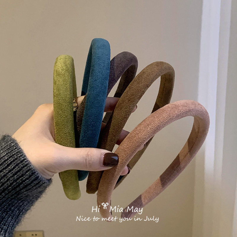 细边发箍秋冬洗脸压发防滑头箍