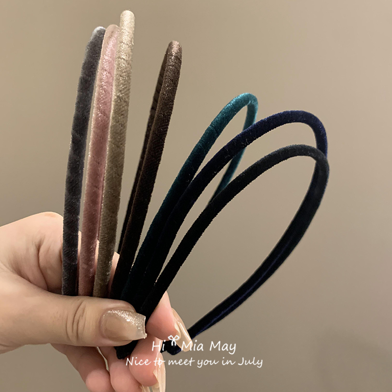 韩国不夹头简约细款压发发箍