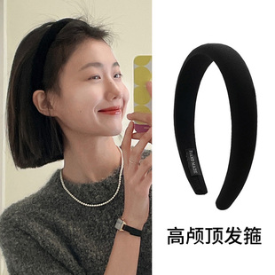 复古短发发箍外出百搭ins风发卡发捆头箍发饰2025年新款 法式 头饰