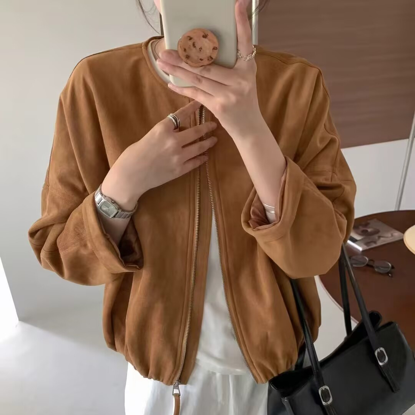 韩版休闲宽松棒球服夹克时尚百搭