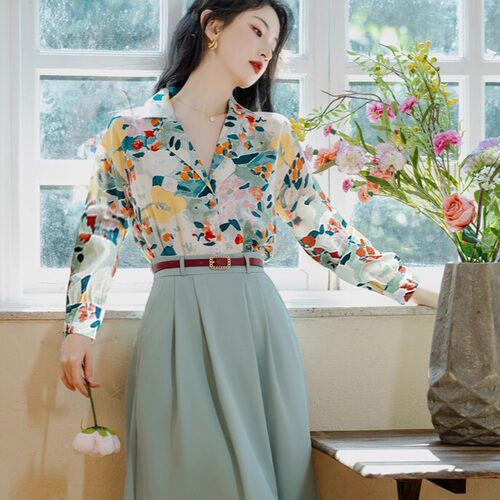 80年代复古港风女装怀旧服装女