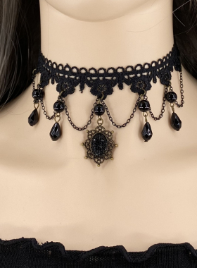 韩版蕾丝短款项圈脖子饰品颈带