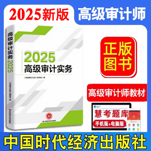 正版2025年高级审计师教材