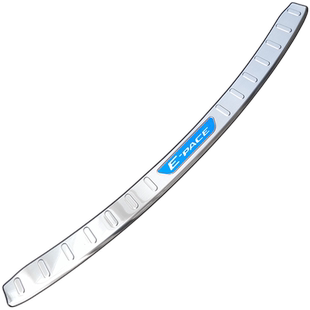 适用捷豹EPACE后备箱保护条后杠门槛尾厢亮条改装配件FPACE后护板