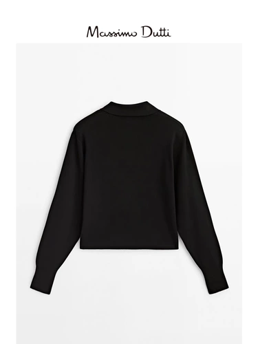 Massimo Dutti, летний весенний трикотажный свитер, футболка polo