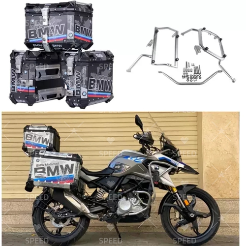 适用BMW宝马G310GS不锈钢右躲排气边箱架铝合金边箱支架18-24年