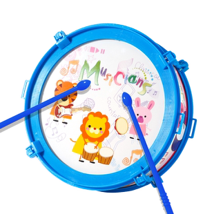 鼓儿童玩具宝宝击打鼓婴儿手拍鼓卡通男女孩双面鼓奥尔夫乐器早教